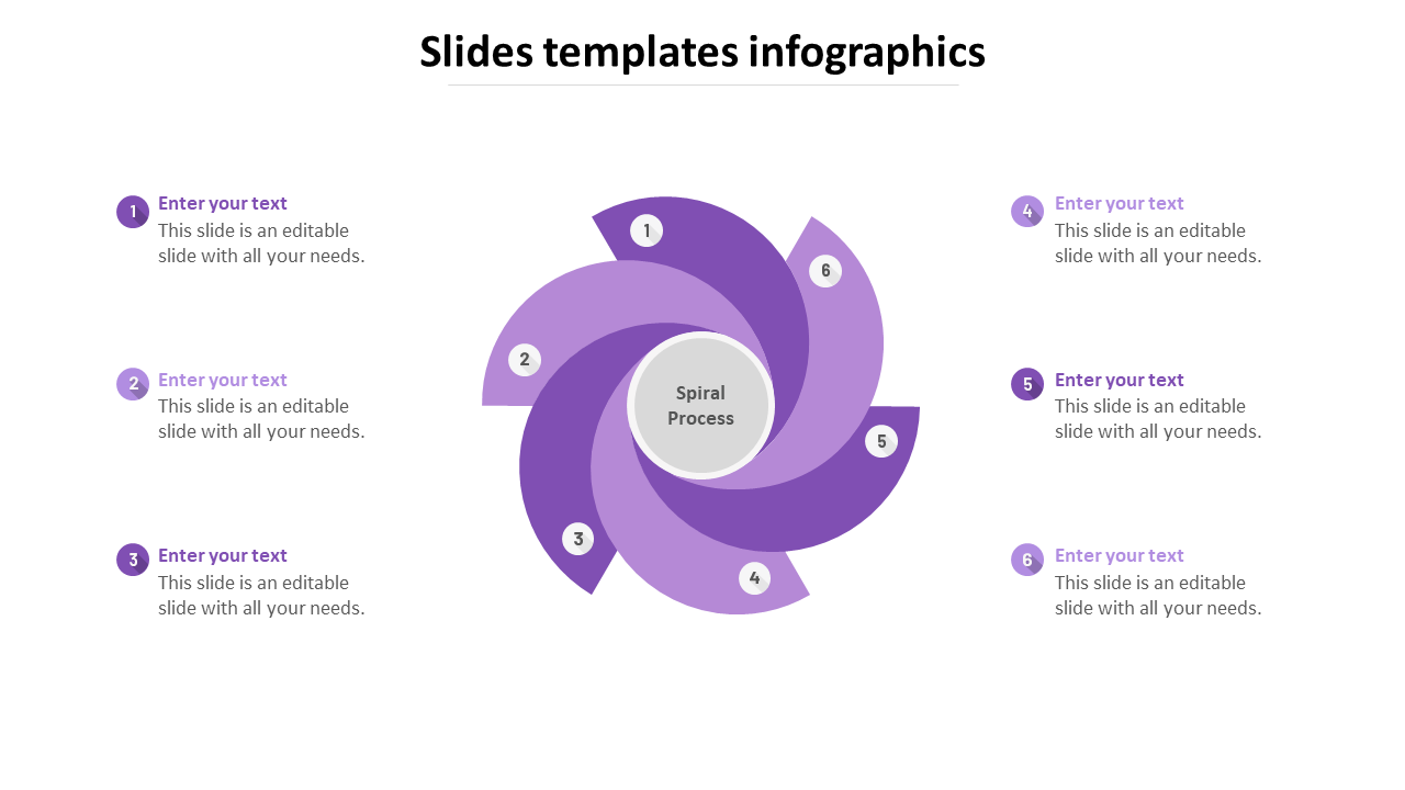 google slides templates infographics-purple